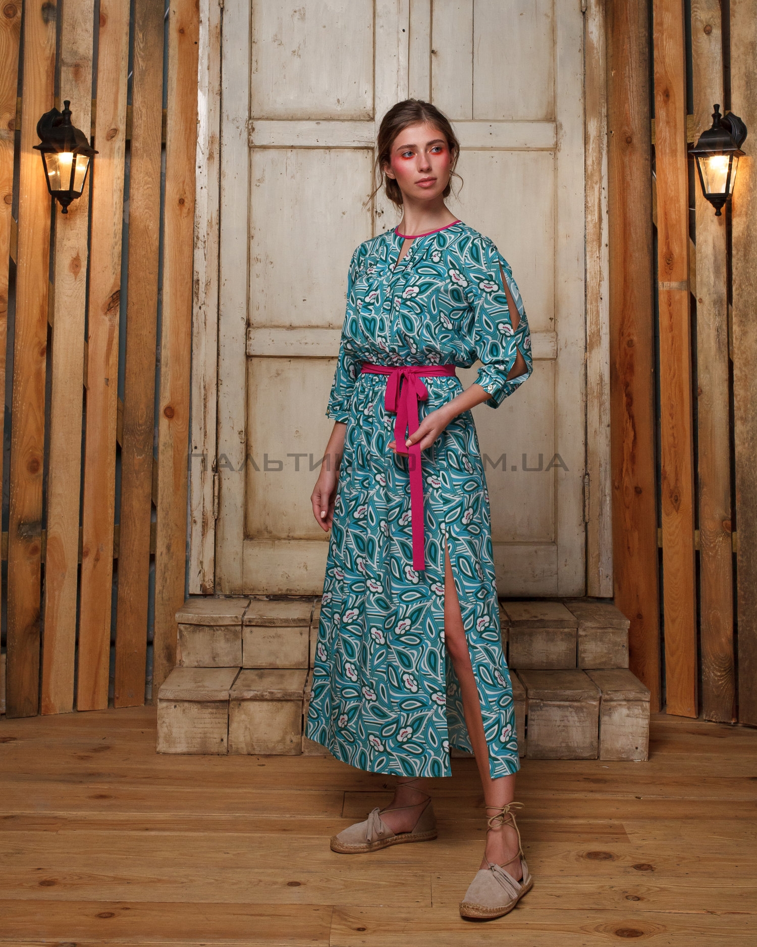  Сукня з поясом