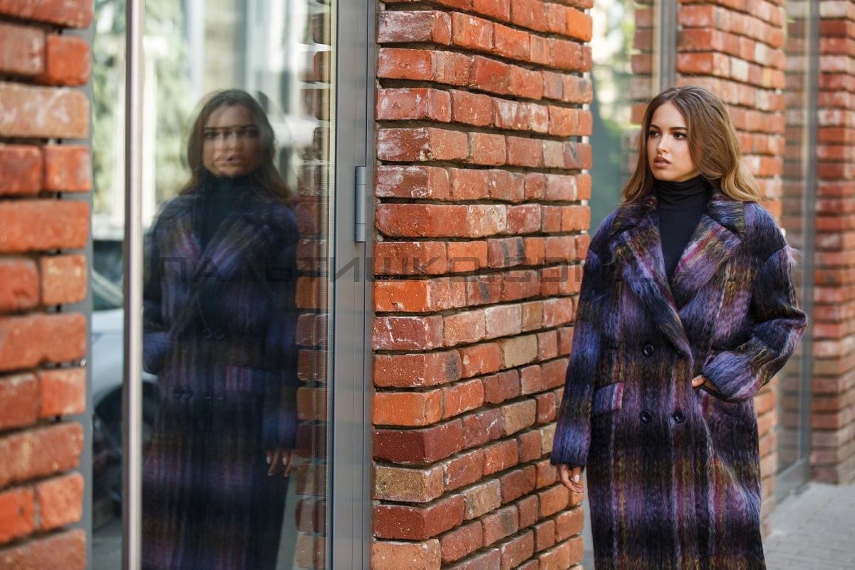  Пальто из мохера