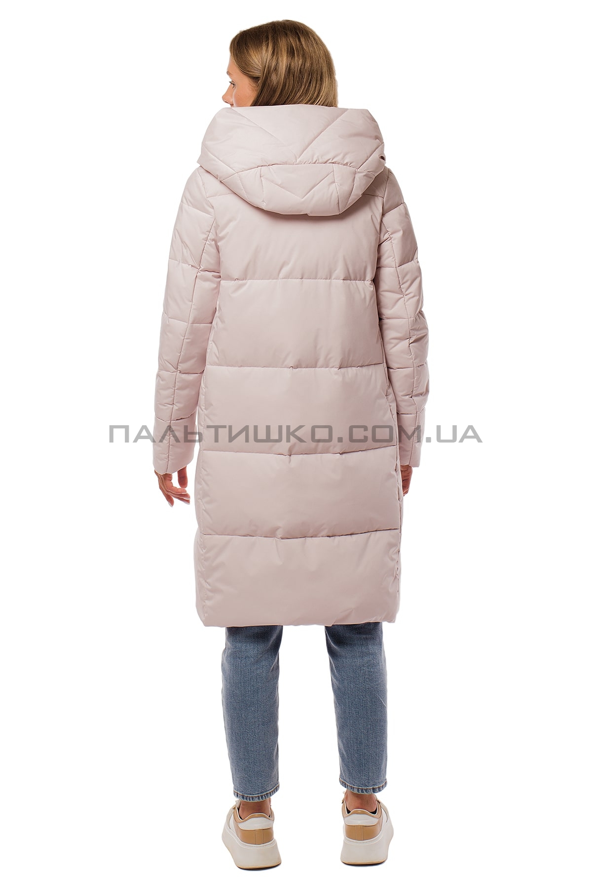  Жіночий пуховик білий на утеплювачі Tinsul-M