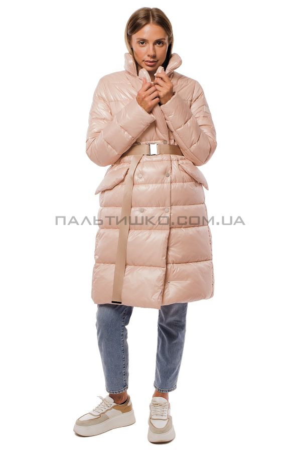 Stella Polare Пуховик жіночий рожевий утеплювач Tinsul-M