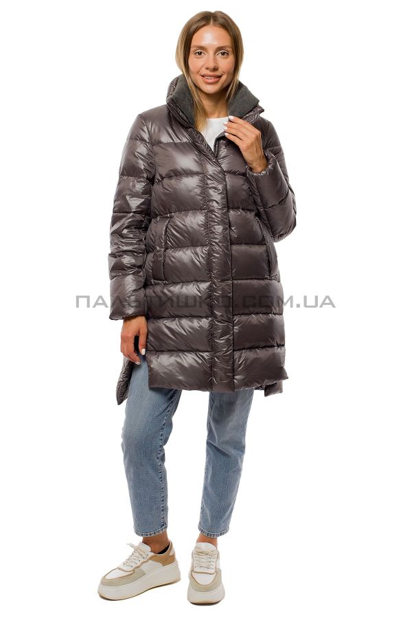 Stella Polare Жіночий сірий пуховик з утеплювачем Tinsul-M